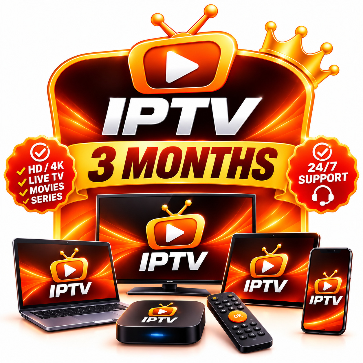 IPTV Xtream 3-Month Plan