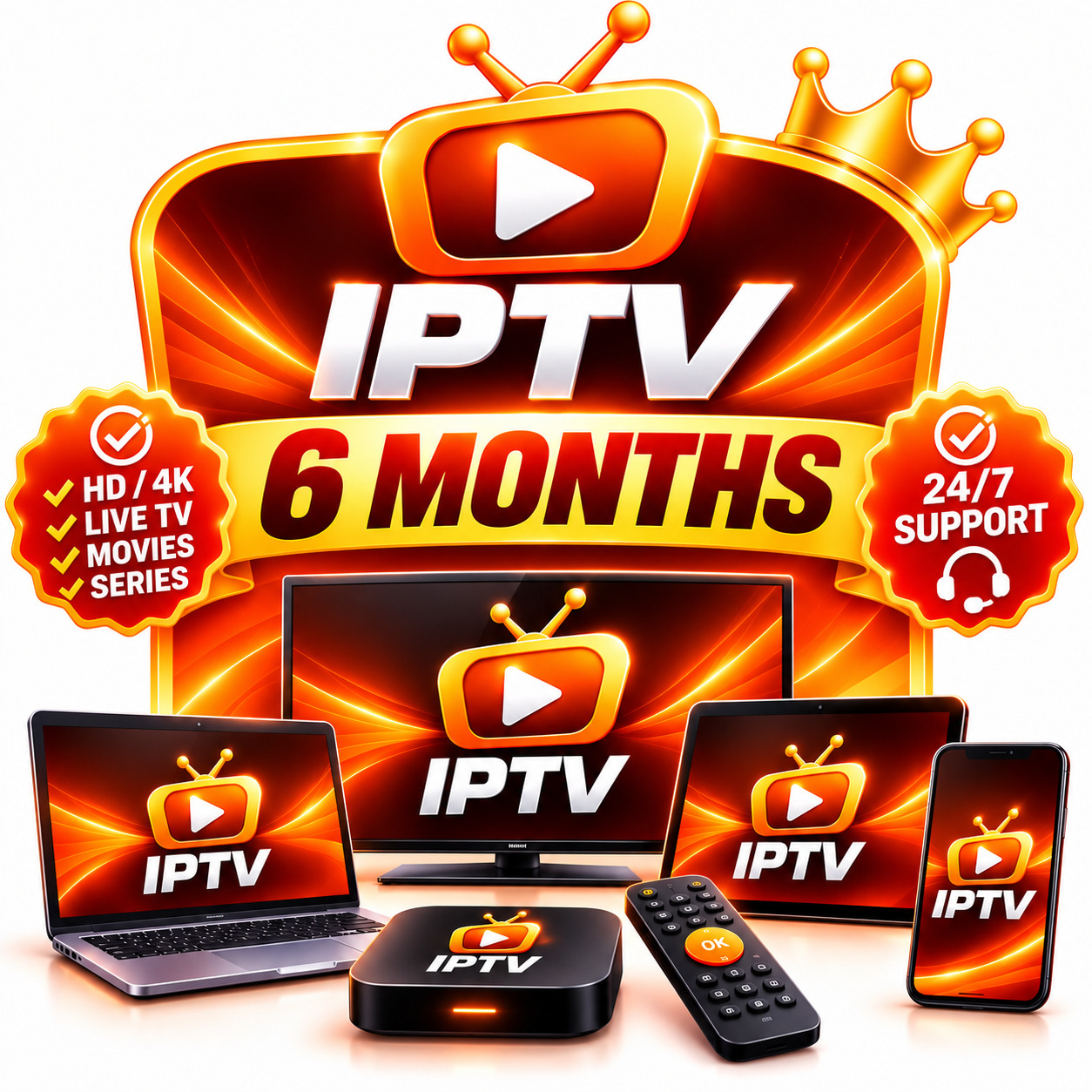 IPTV Xtream 6-Month Plan