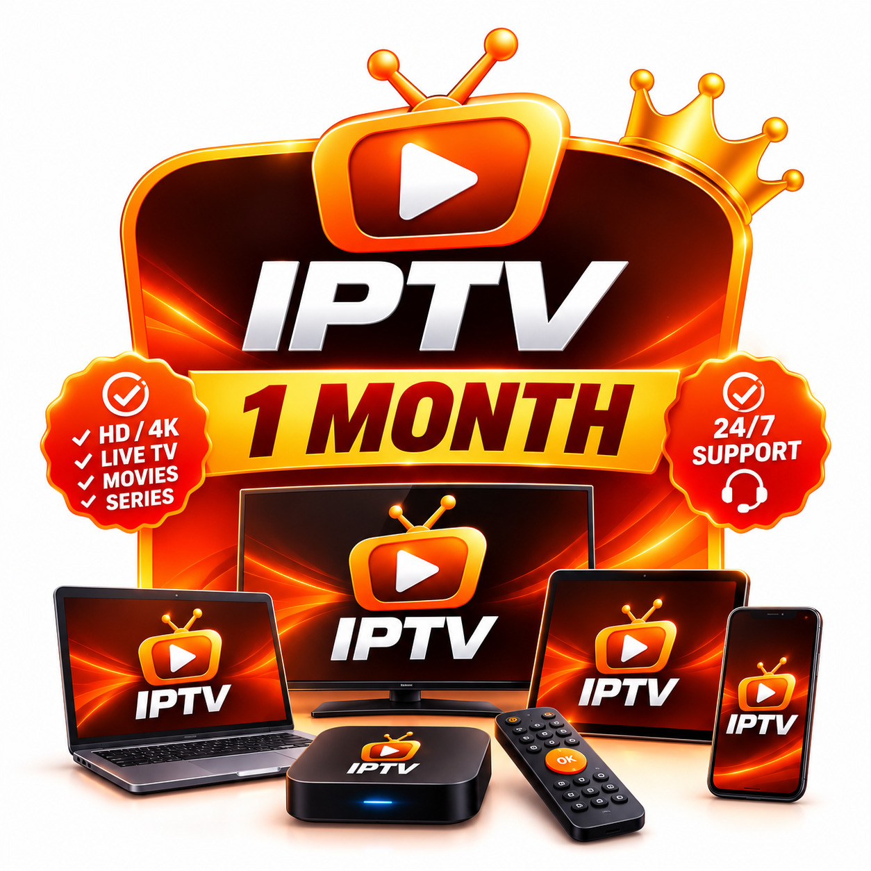 IPTV Xtream Monthly Plan